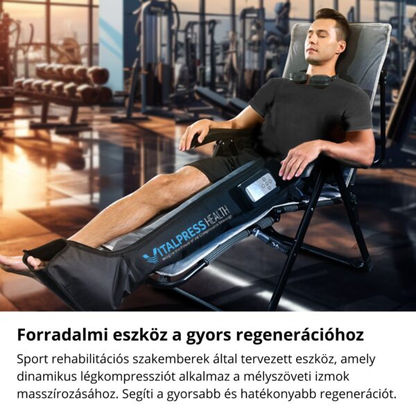 Imagine Health - innovatív rekreációs megoldások, VITALPRESS HEALTH nyirokmasszázs, vénamasszázs, masszázsterápia, professzionális légkamrás lábmasszírozó