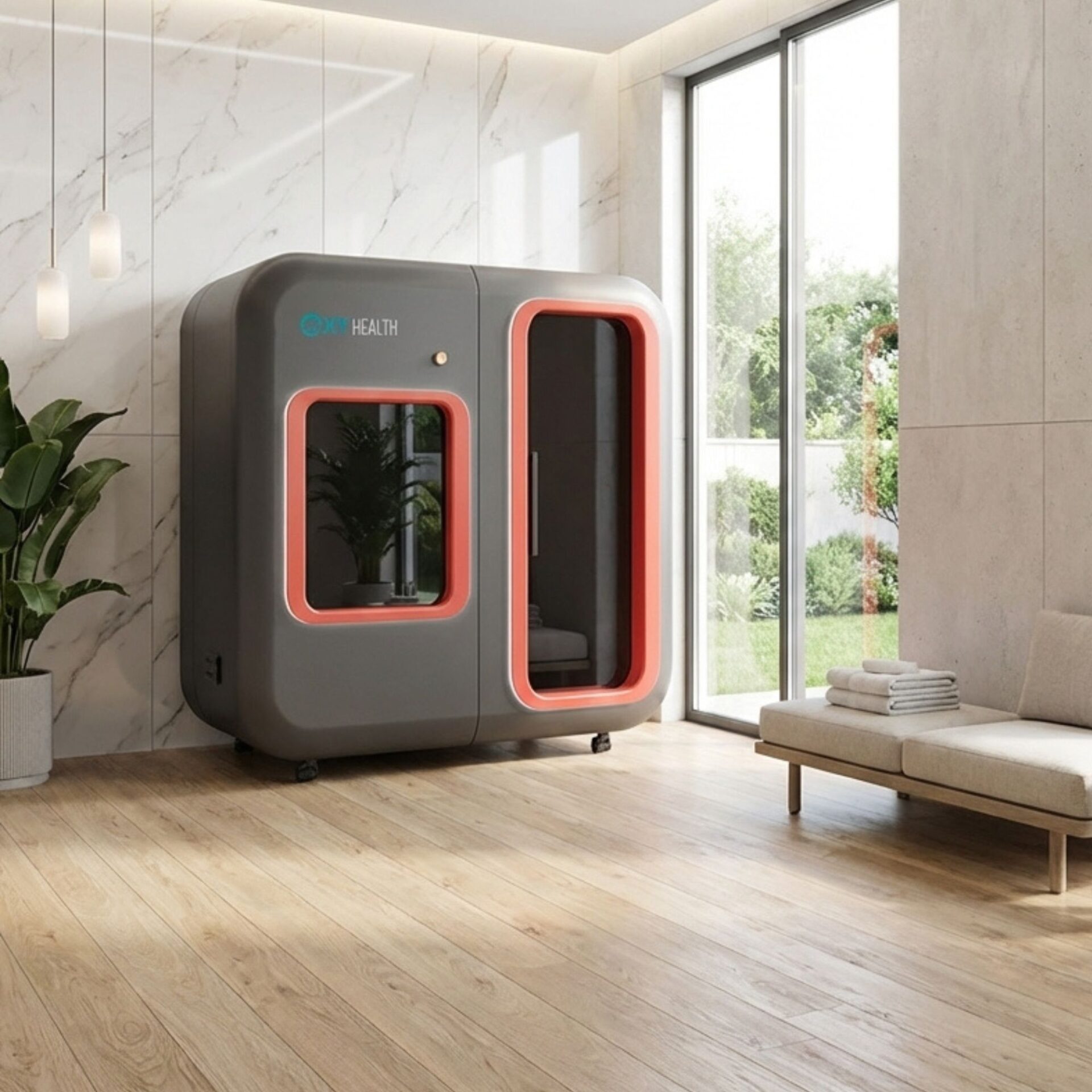 Imagine Health - innovatív rekreációs megoldások, OXYHEALTH - oxigénterápiás kamra, enyhe hiperbár kamra, oxigén terápia, mHBOT