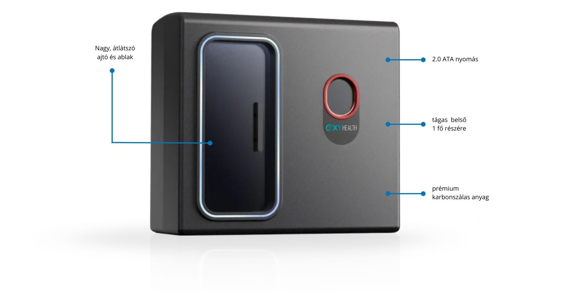 Imagine Health - innovatív rekreációs megoldások, OXYHEALTH - oxigénterápiás kamra, enyhe hiperbár kamra, oxigén terápia, mHBOT