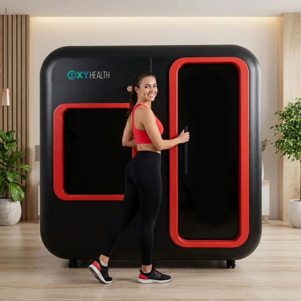 OXYHEALTH QR200 professzionális hiperbár kamra, 4-6 fő – 2. nézet