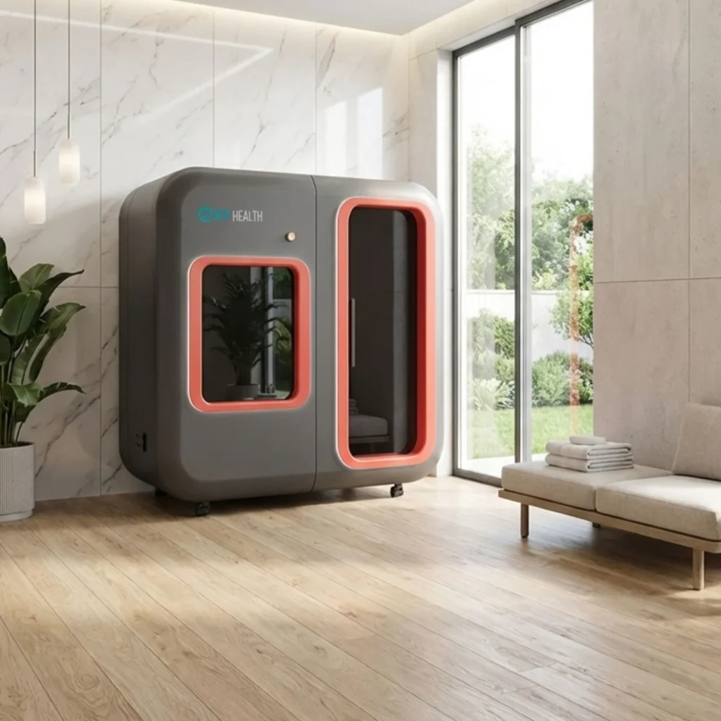 OXYHEALTH QR200 professzionális hiperbár kamra, 4-6 fő – 3. nézet