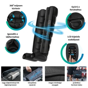 VITALPRESS HEALTH 9890KC légkompressziós masszírozó – 3. nézet