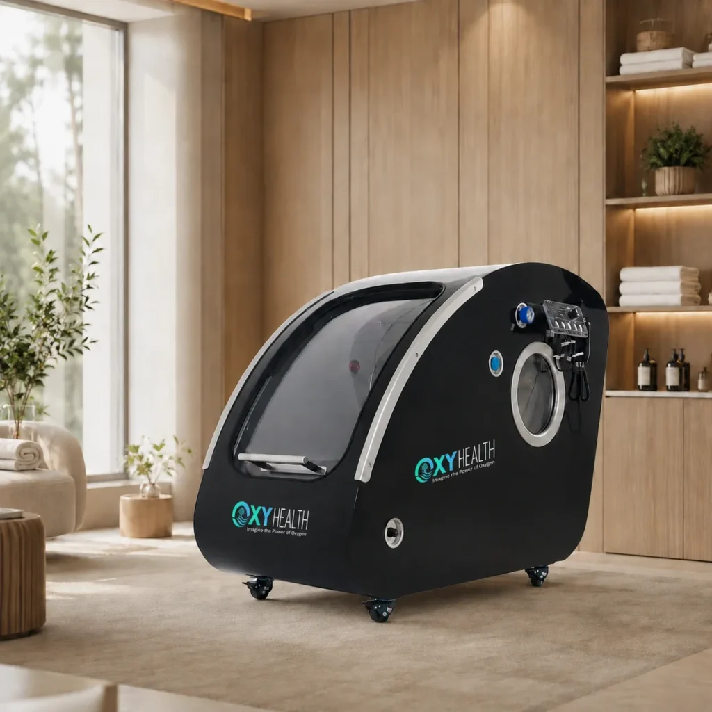 OXYHEALTH Elite PRO enyhe hiperbár ülő oxigénkamra – Sportolóknak